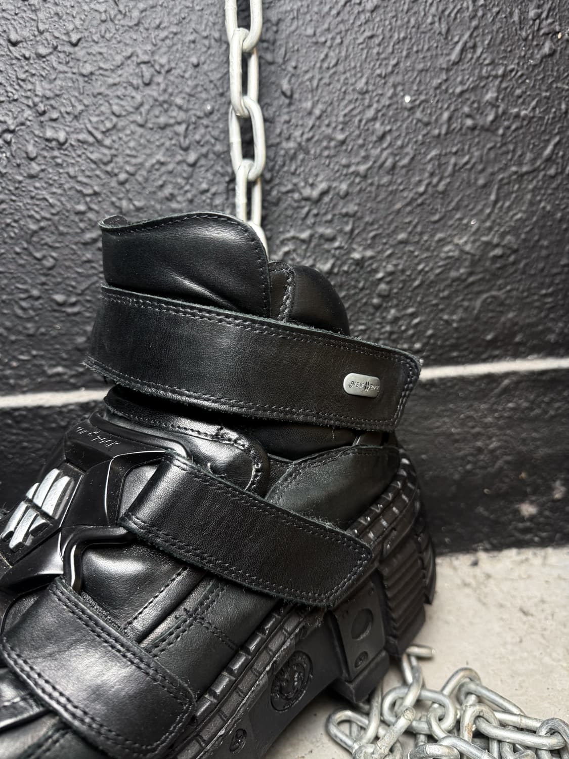 New Rock – Tower Sole Leather Boots 상품이미지4