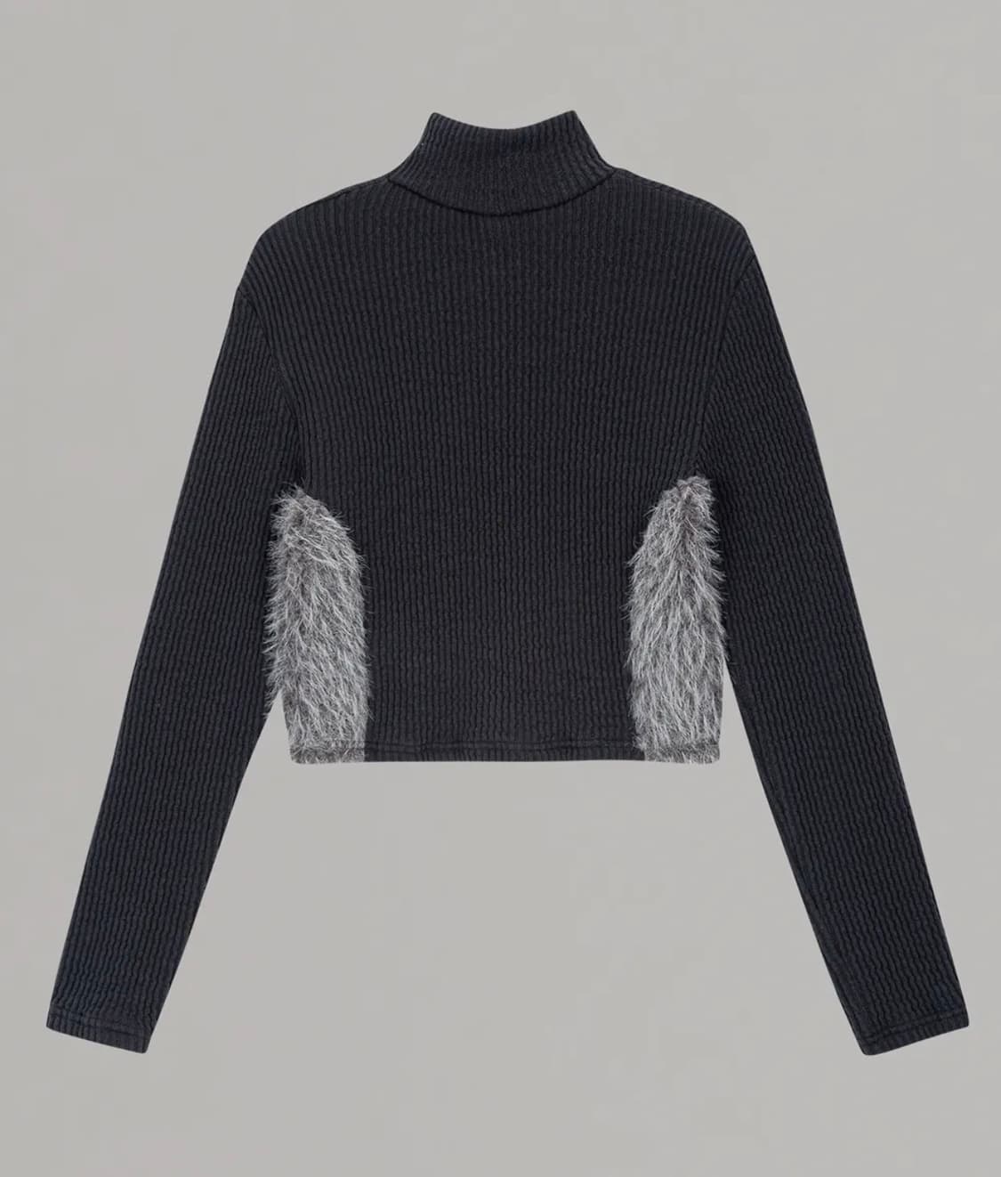 미드나잇무브 hair zip up (dark grey)  상품이미지3