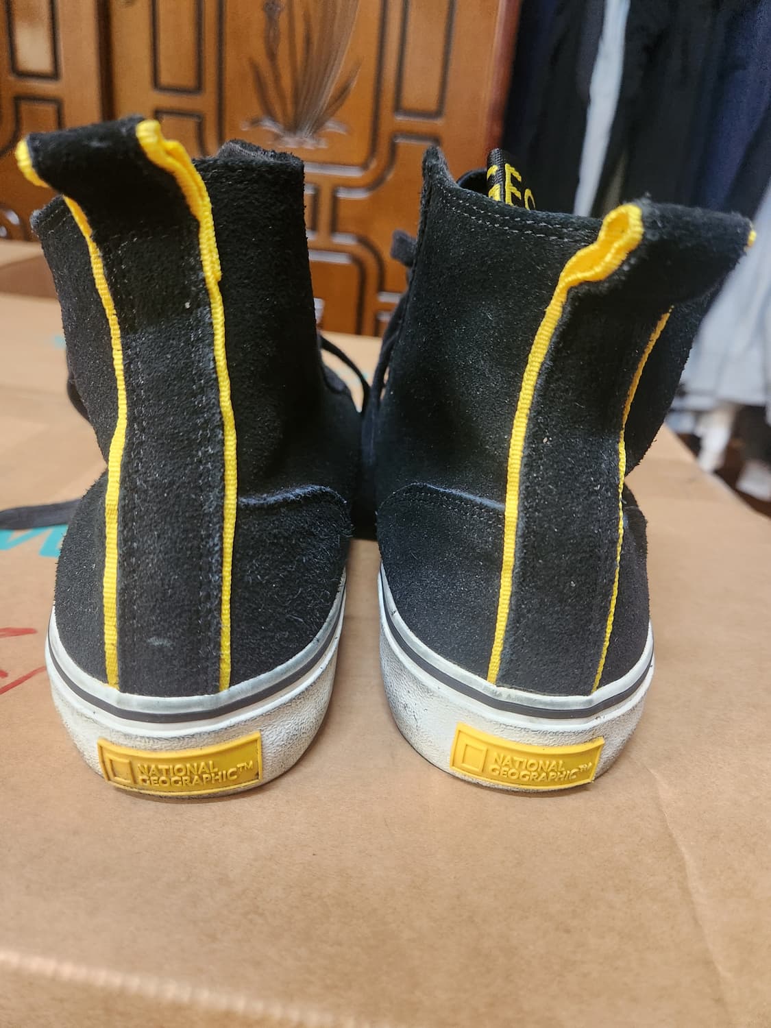 내셔널지오그래픽 블랙 하이탑 스니커즈 270 상품이미지3