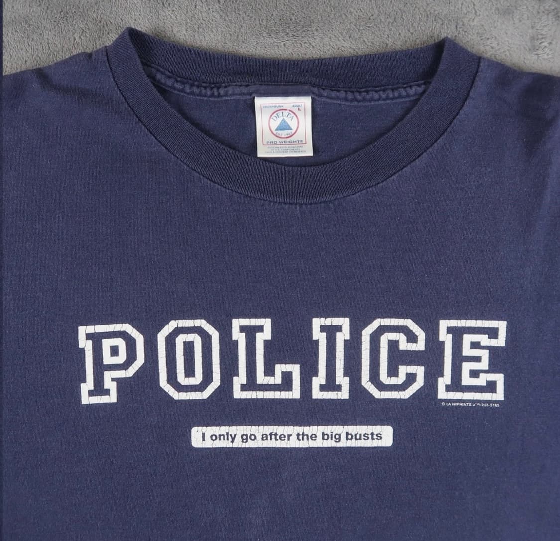 90s Police 빈티지 티셔츠 상품이미지4