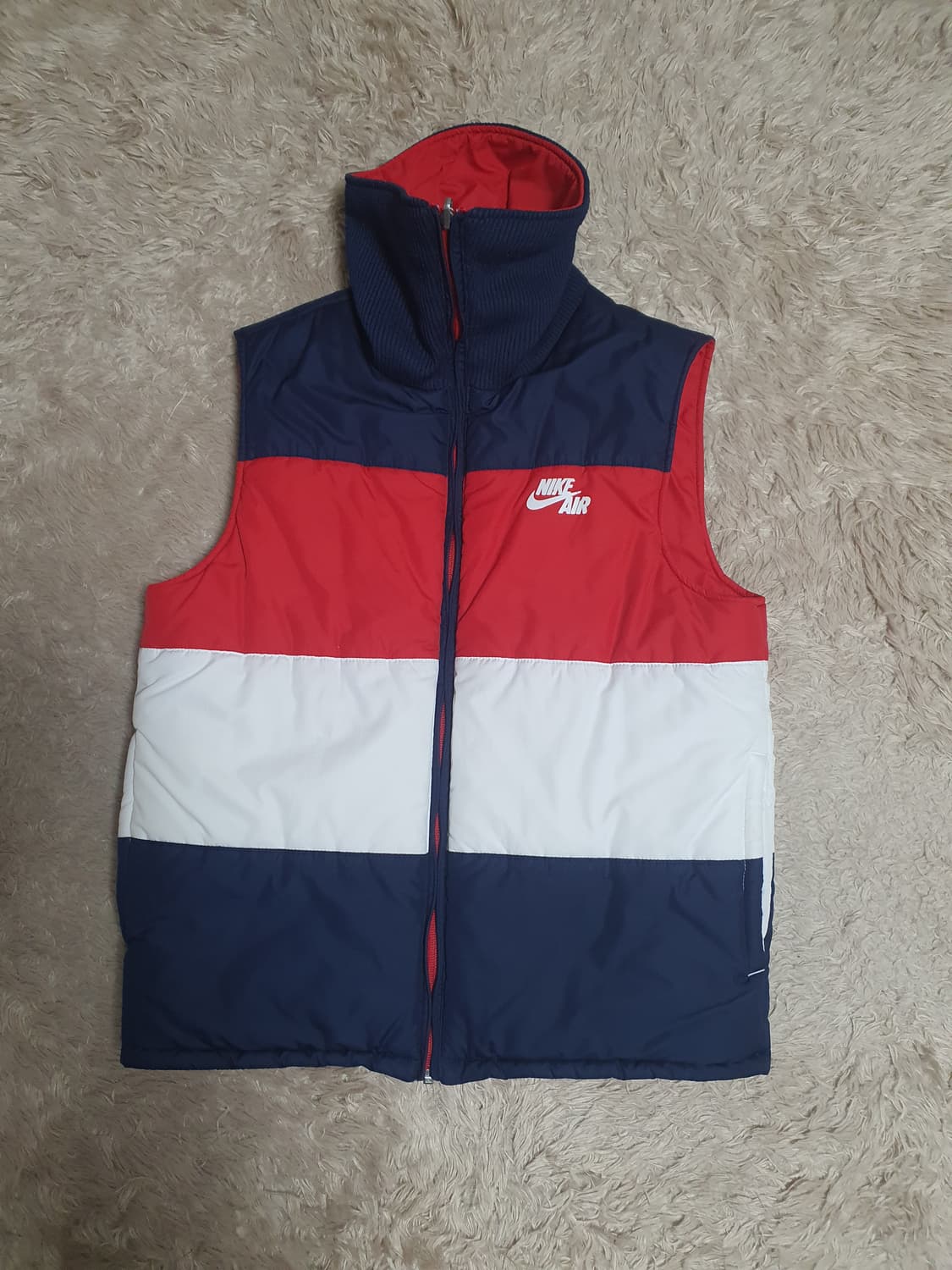 나이키 올드스쿨 양면 조끼 패딩 사이즈 90 상품이미지1