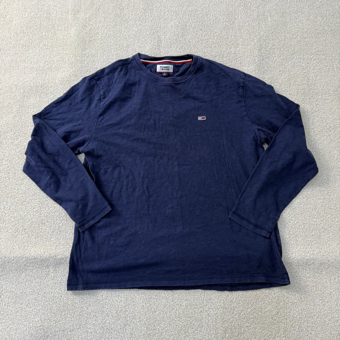 XL 타미진스 스몰로고 긴팔티 0203T 상품이미지1