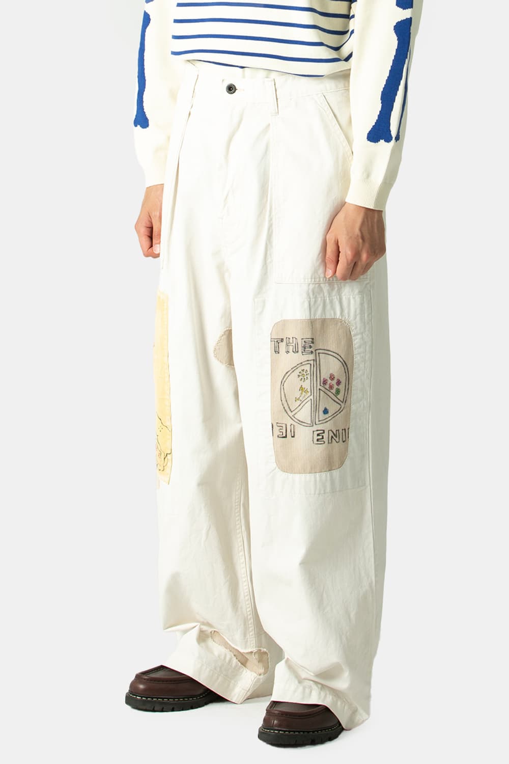 캐피탈 로우 페이스 트윌 퍼티그 배기팬츠 상품이미지1