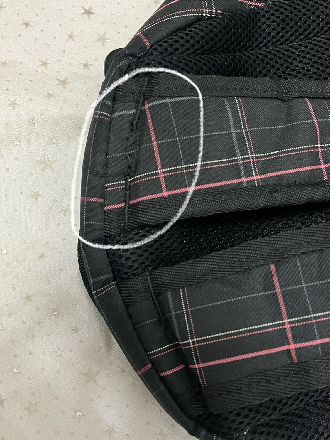 블랙핑크 체크패턴 백팩 + 마이멜로디 🎀 상품이미지5