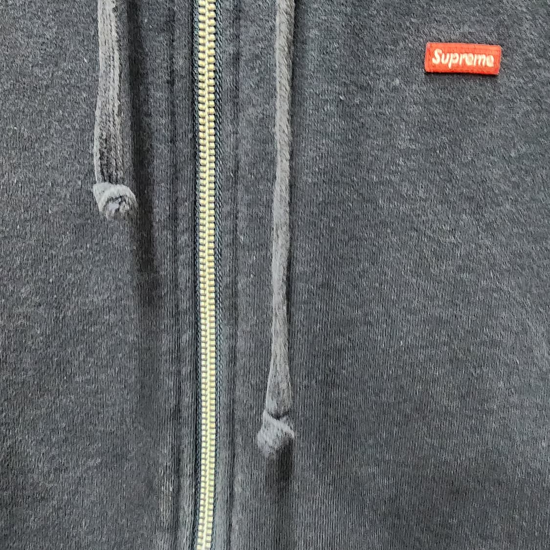 슈프림 스몰박스 후드집업 라지 네이비 상품이미지3