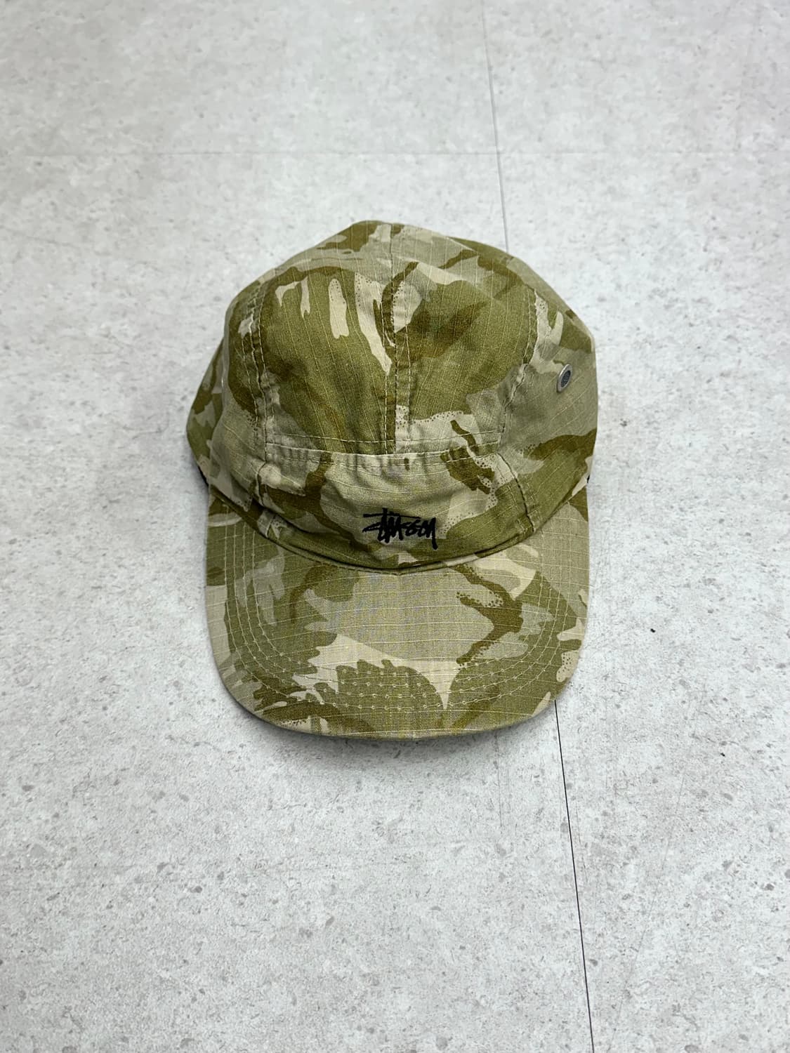 90s Stussy 스투시 카모 캡 상품이미지1