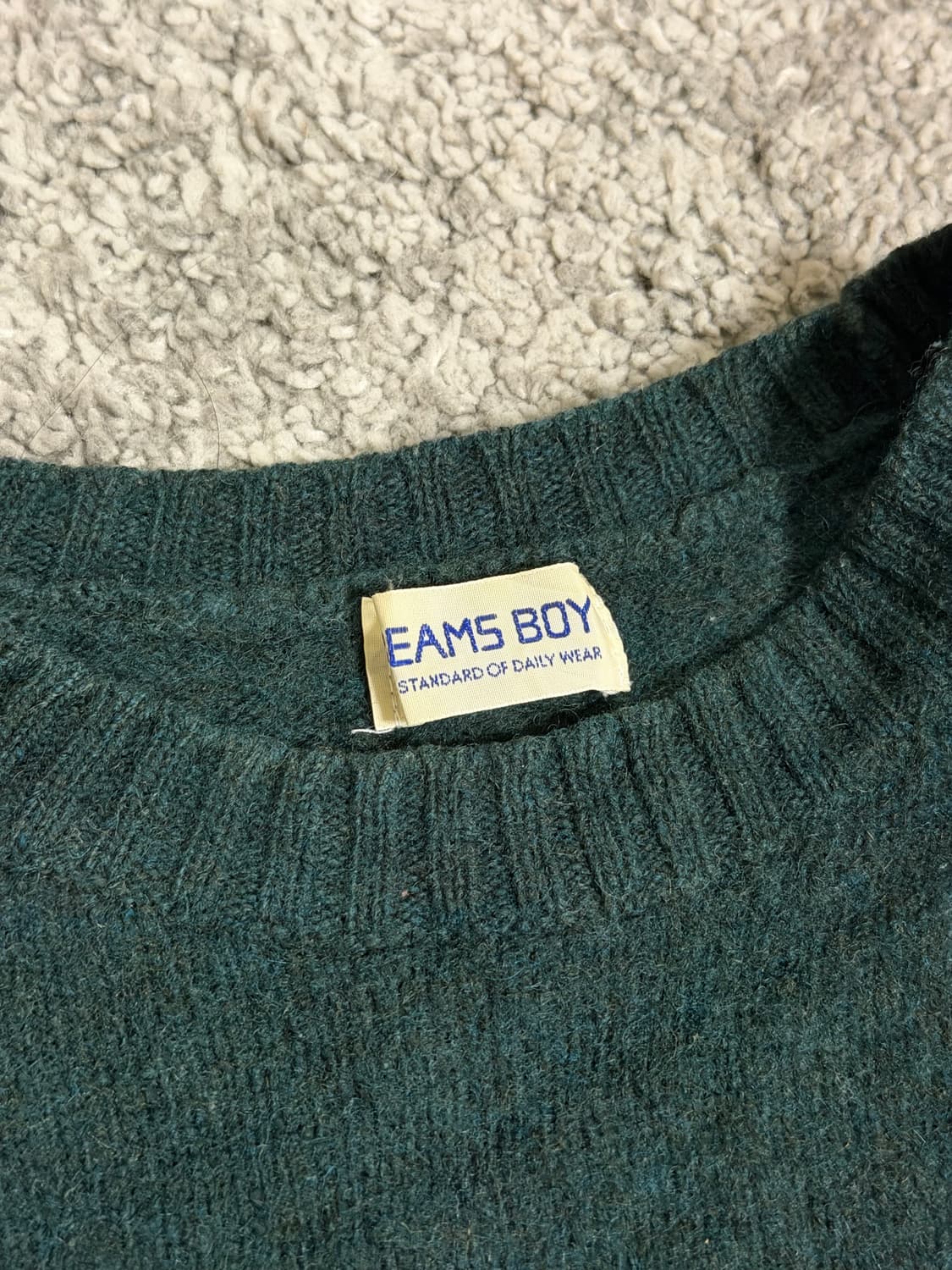 BEAMS BOY 빔즈보이 울 크롭 니트 상품이미지2