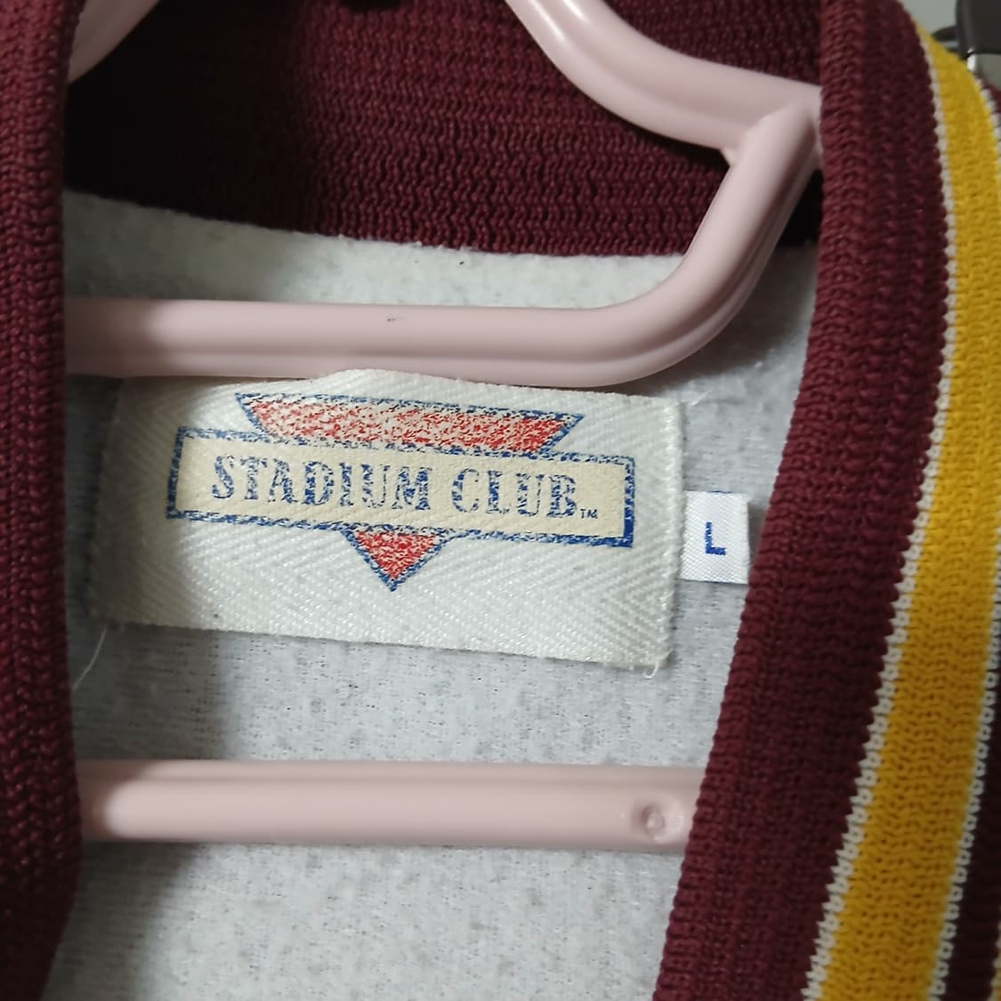80s Stadium Club Redskins Satin Jacket 상품이미지5
