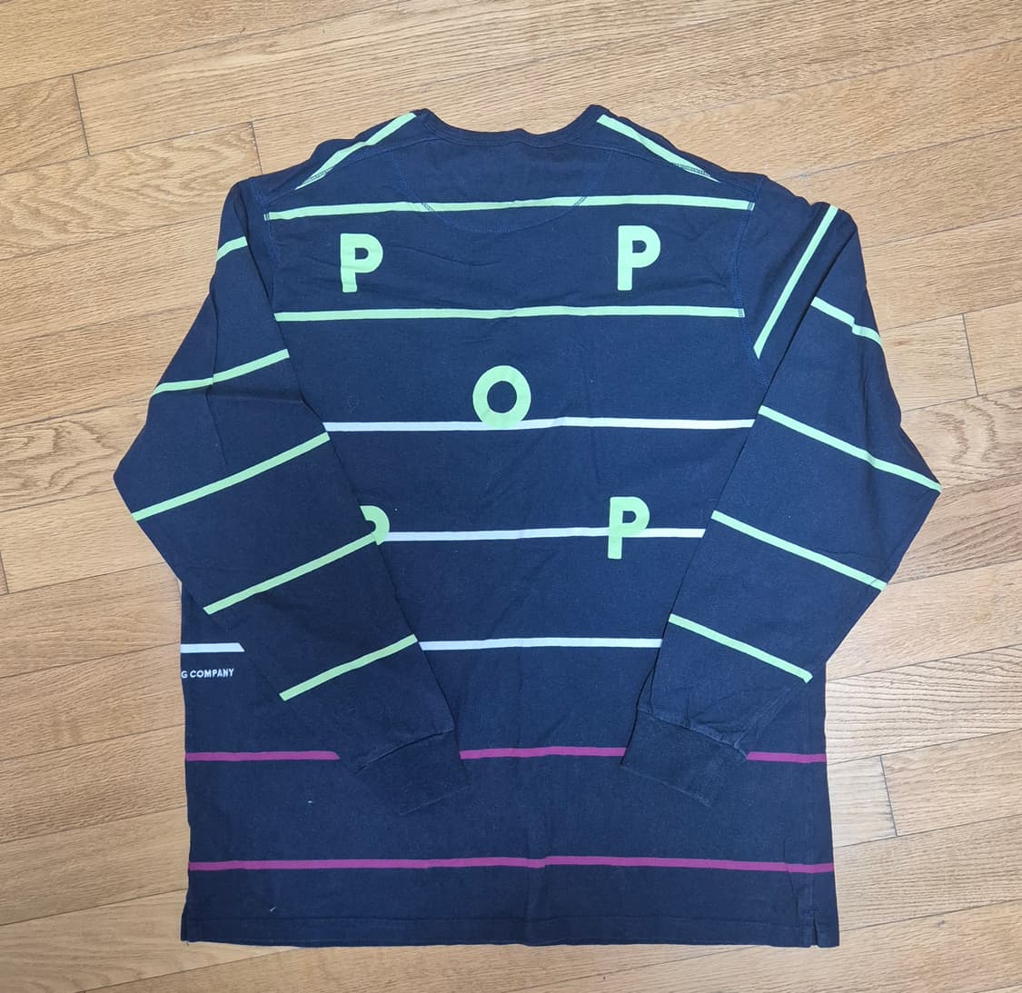 팝 트레이딩 컴퍼니 스트라이프 롱슬리브 XL 상품이미지2