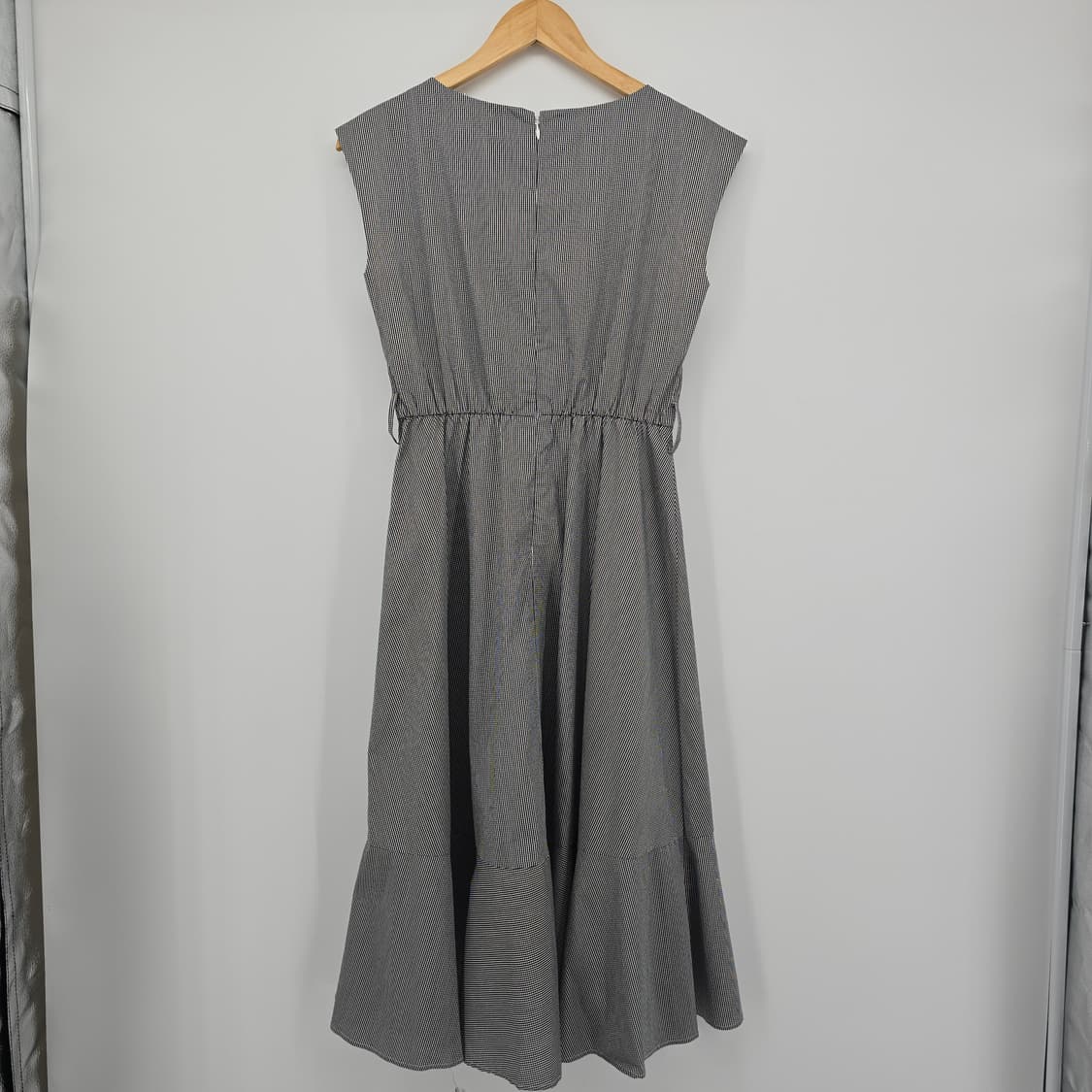 일본 빈티지 체크 플라워 레이스 롱 원피스  상품이미지9