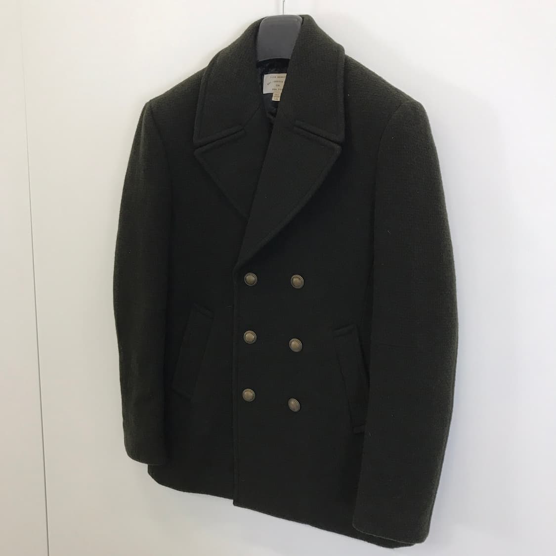 클럽모나코 금장 더블모직코트 카키 [L사이즈] 상품이미지2