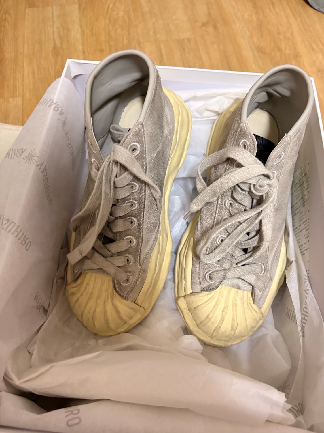 메종 미하라 야스히로 x 베드 J.W. 포드 블레이키 하이탑 스니커즈 그 상품이미지3