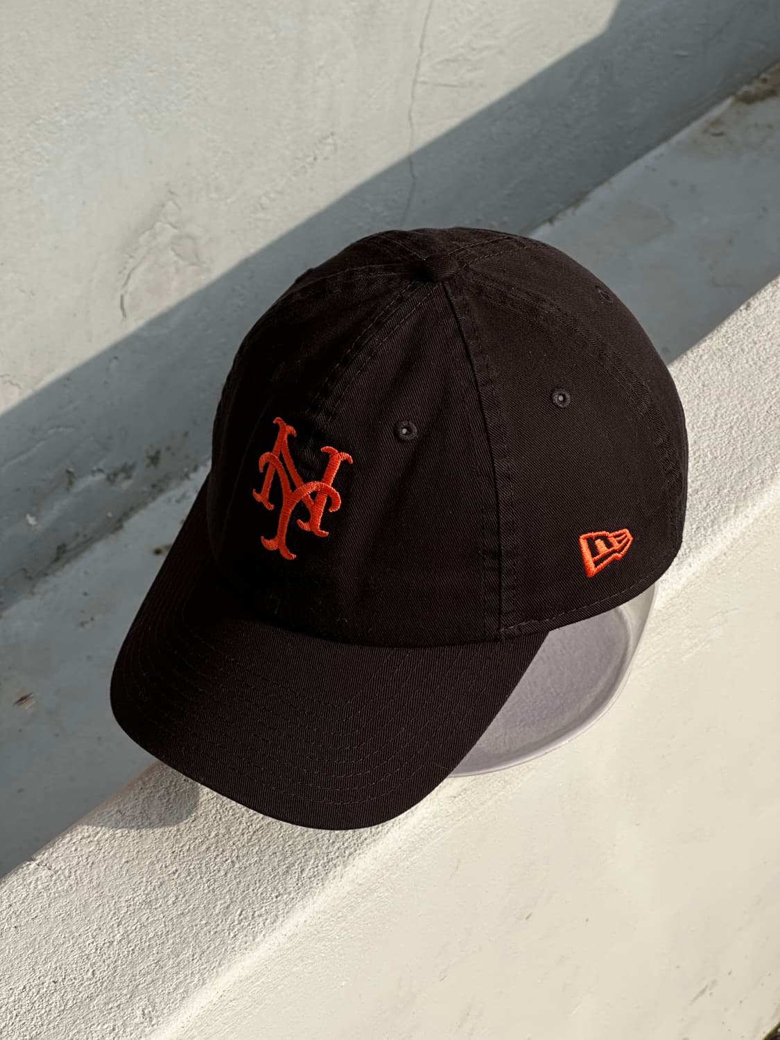 [F] 뉴에라 뉴욕메츠 로고 블랙 볼캡 모자 상품이미지2