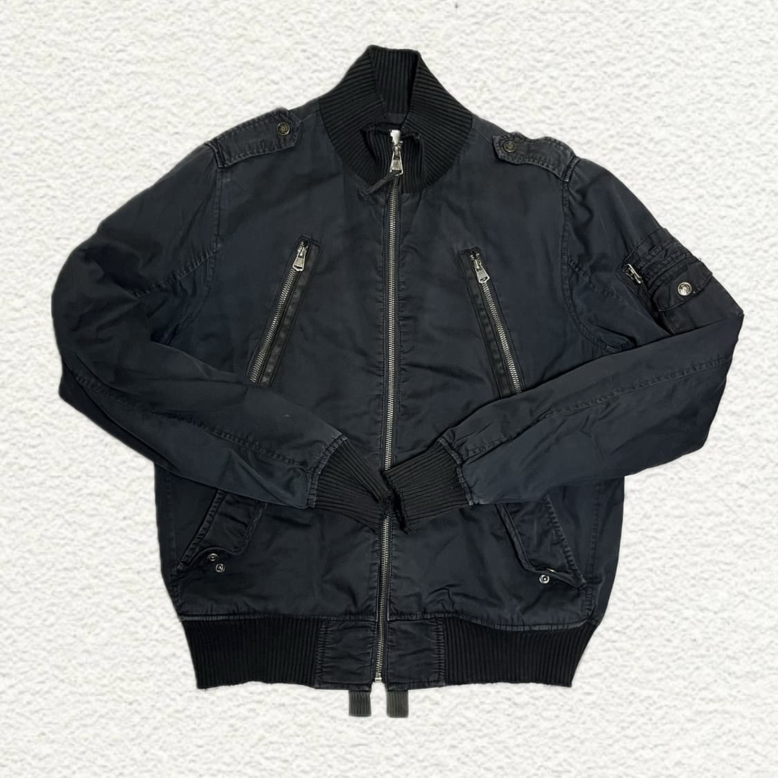 디젤 블랙 봄버 자켓 M 상품이미지1