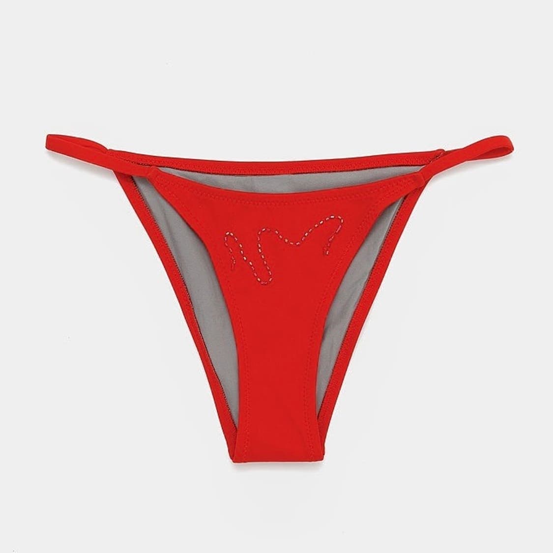[S,M]팔로마울 Sharpie 비즈 비키니 바텀/레드 상품이미지1