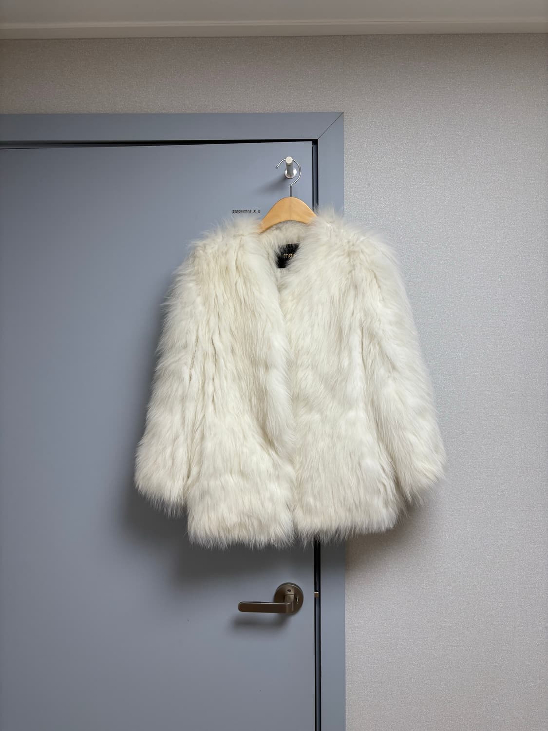 Maje 마쥬 리얼 폭스퍼자켓 니팅폭스 띠어리 상품이미지2