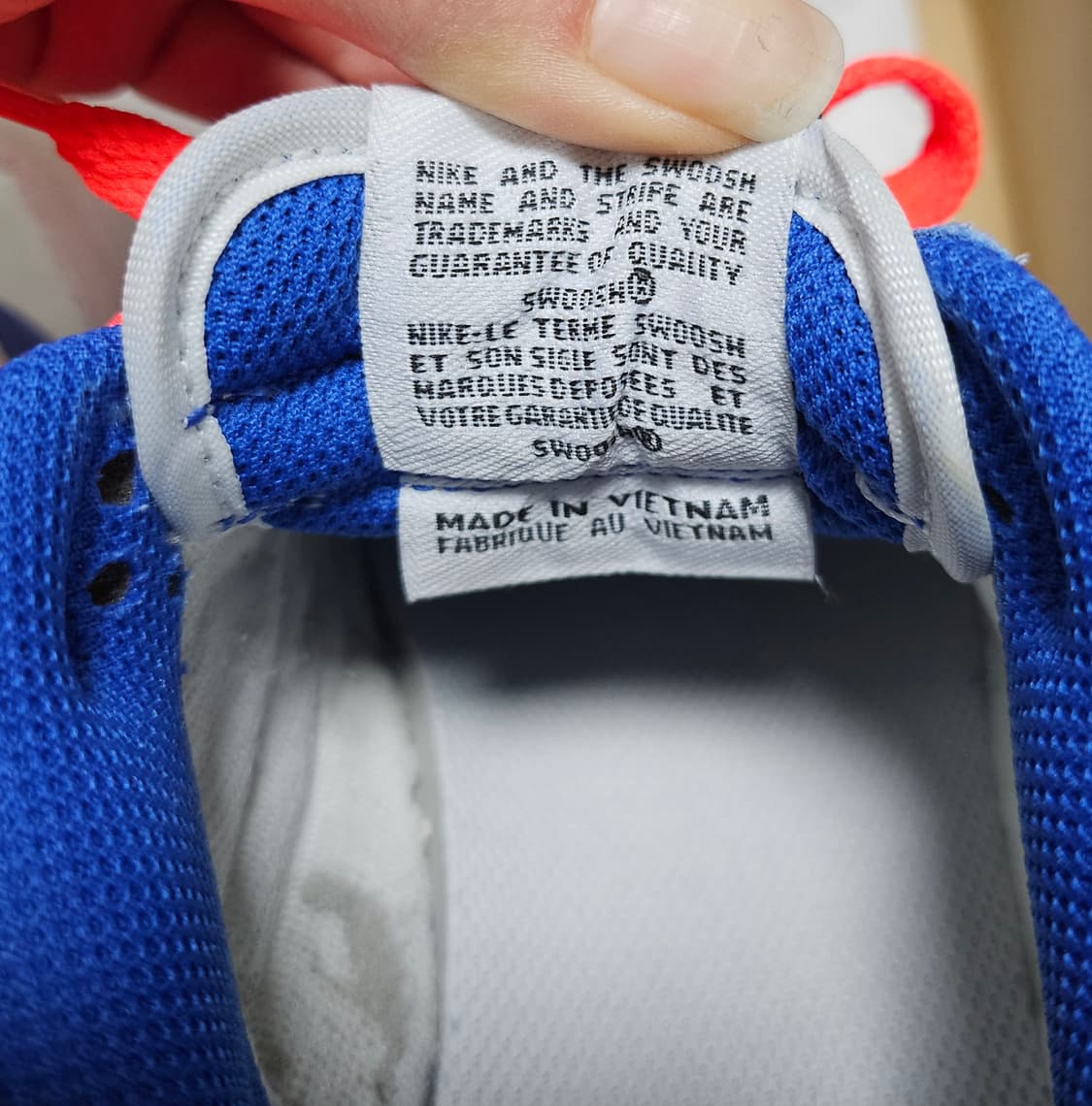 235ㅣ나이키 덩크 로우 GS 흰파빨 운동화 런닝화 러닝화 상품이미지8