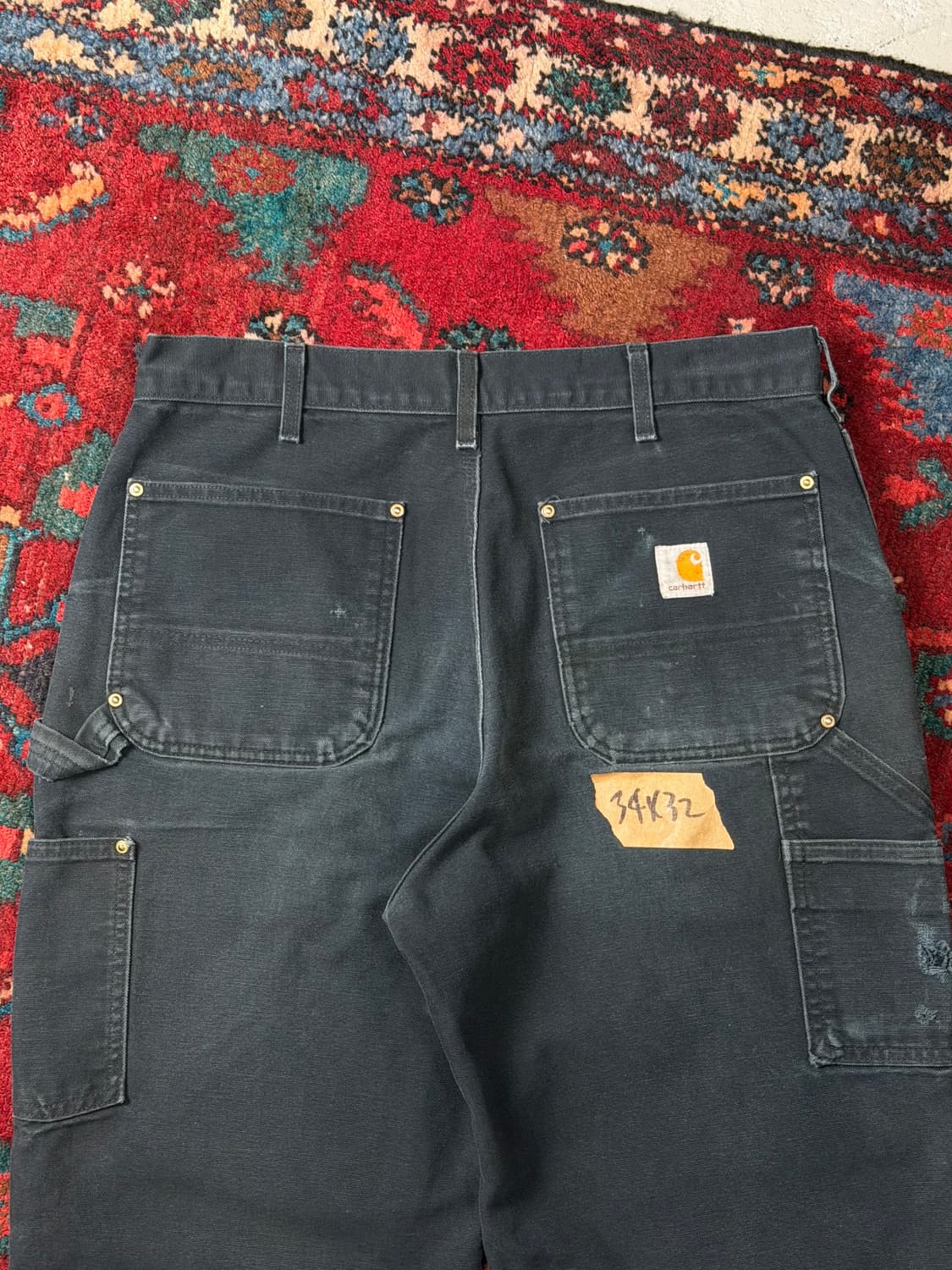 OG USA Made 칼하트 더블니 블랙 칼하트 B01 썩블니 상품이미지6