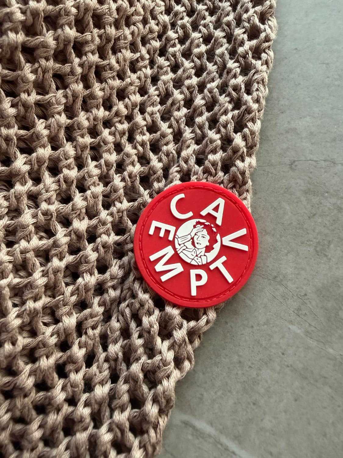 카브엠트 니트 CE SIDE RIB LOOSE NET KNIT 상품이미지4