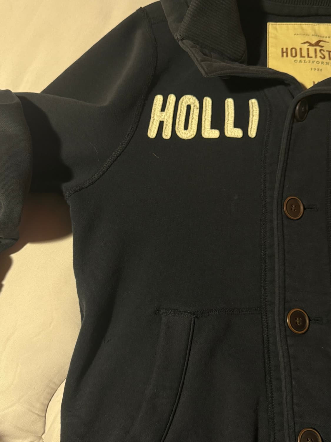 홀리스터 후드집업 네이비 상품이미지2