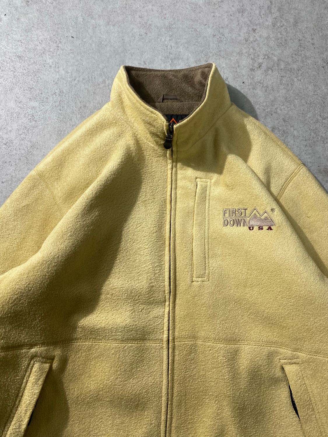 [M] 90s First Down 퍼스트다운 USA 플리스 집업 자켓 상품이미지2