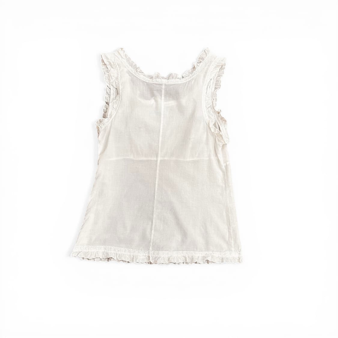 Lace Side Zip Up Sleeveless Top 상품이미지3