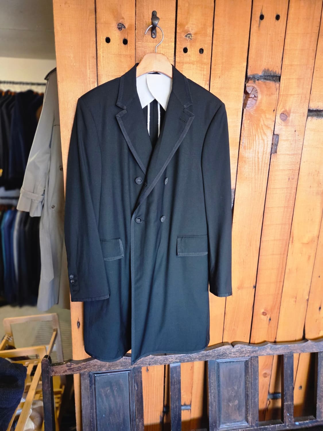 톰브라운 더블브레스티드코트 상품이미지1