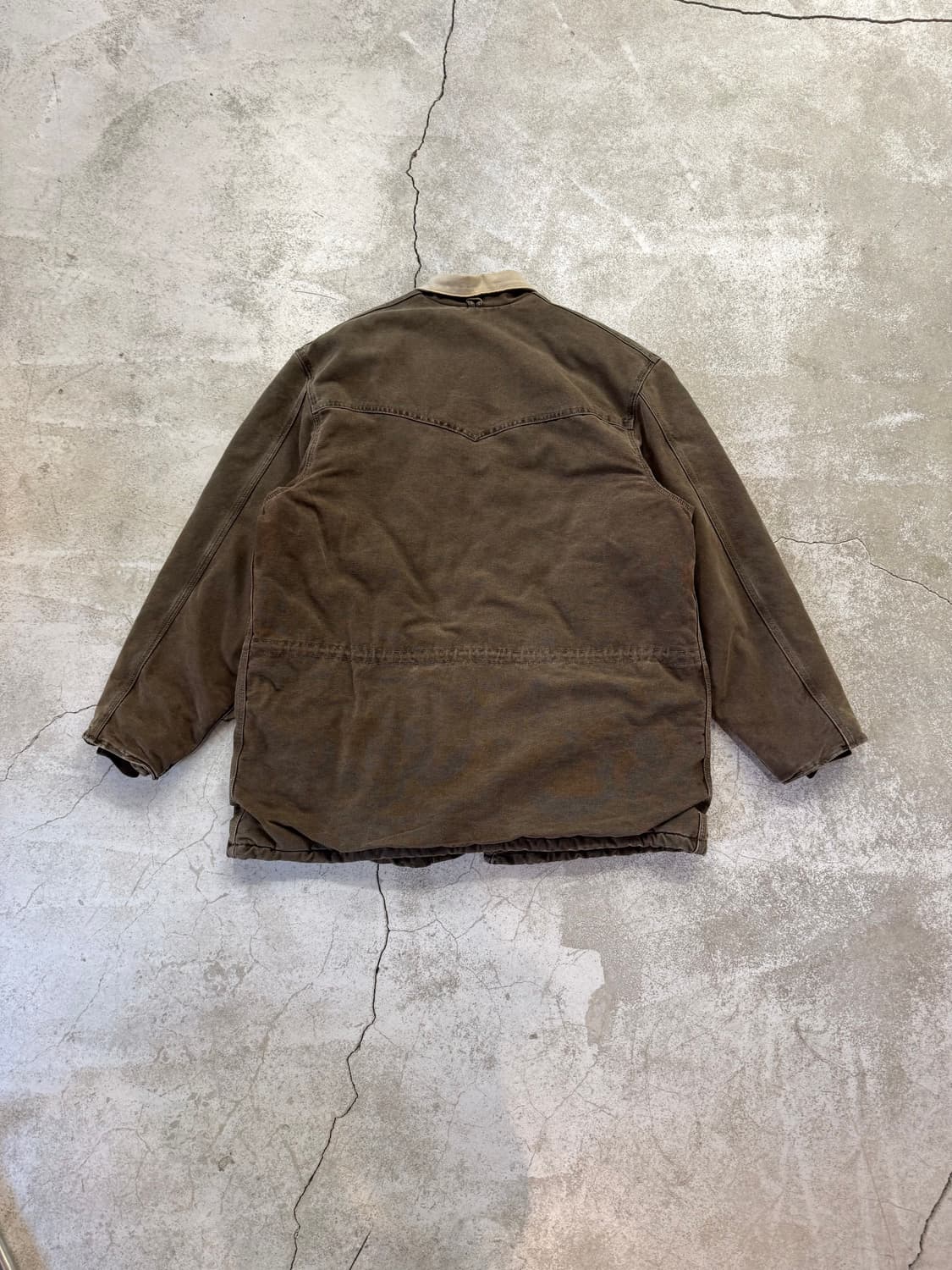 90s 칼하트 퀄티드 덕 캔버스 초어자켓 made in usa 상품이미지3