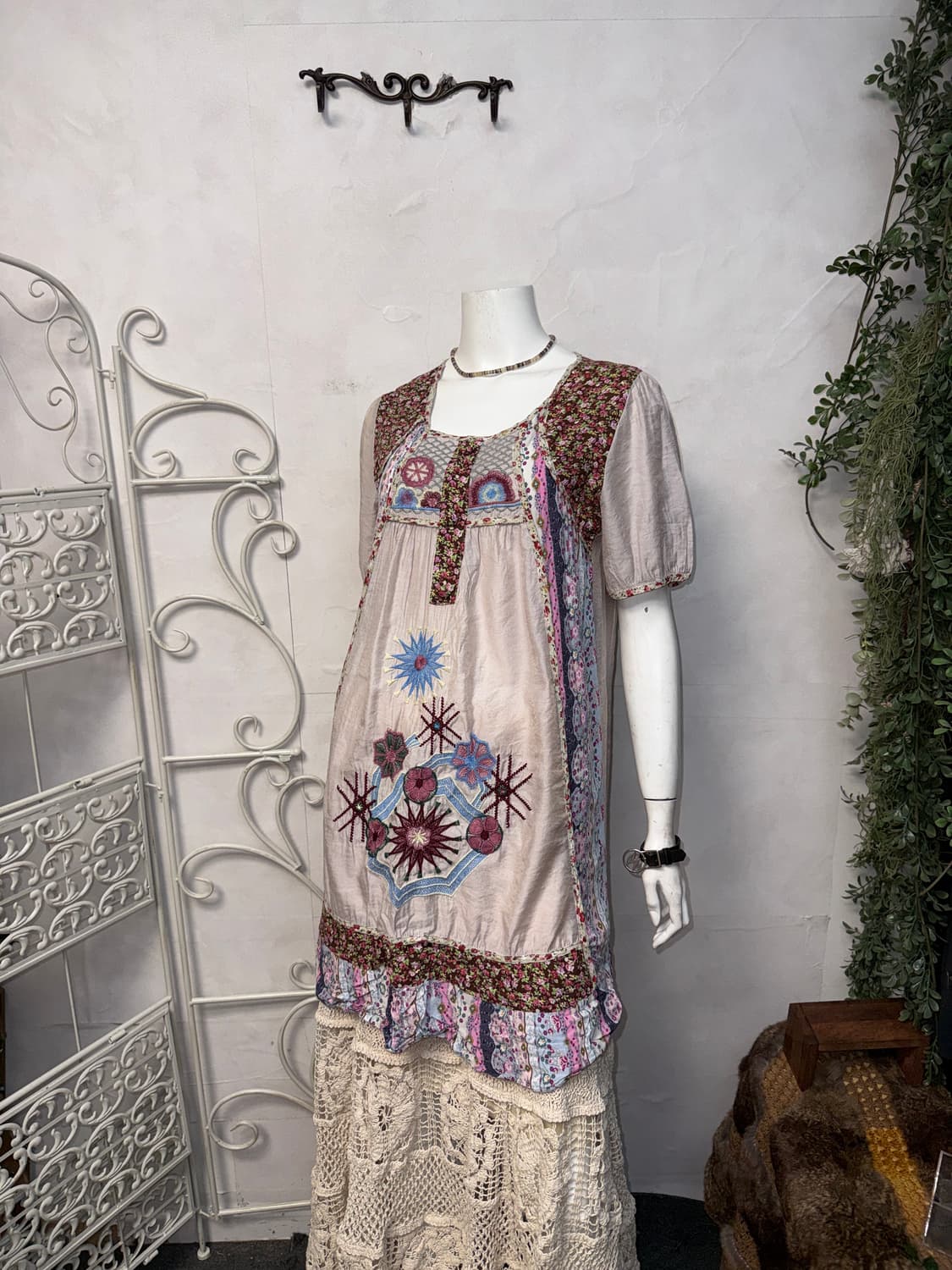 Indi pink bohemian floral half ops 상품이미지5