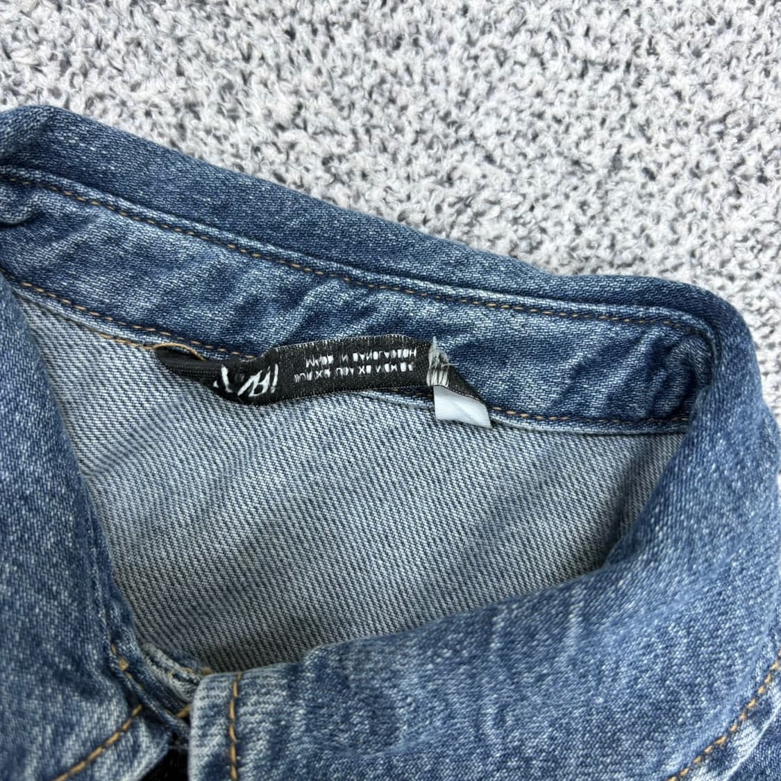 실측확인 자라 데님 점프수트 0406J 상품이미지2