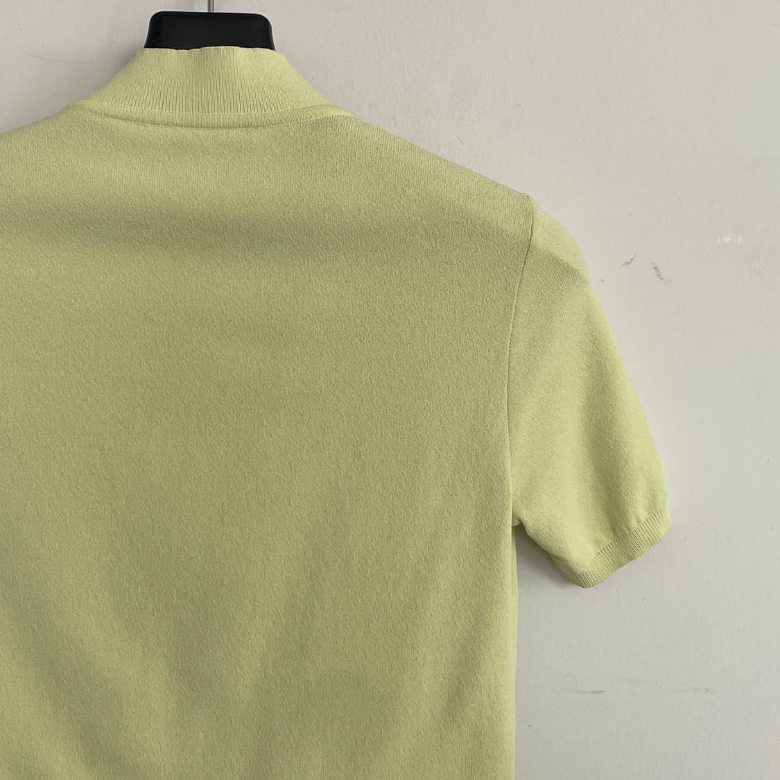 프라다 스포츠 아카이브 40|여성44 비스코스 혼방 반팔 풀집 니트 탑 상품이미지5