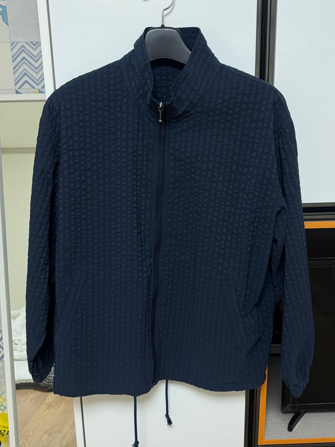 [2] 홈리(homly) 시어서커 자켓 네이비 상품이미지6