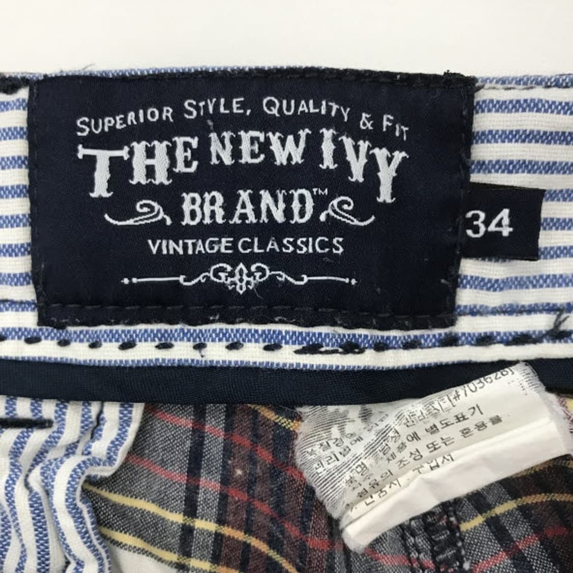 THE NEW IVY BRAND 마드라스 체크반바지 [34] 상품이미지4