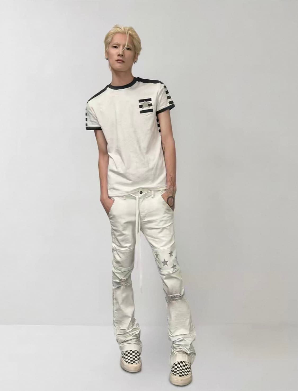 SSS Star Stripe Slim T-Shirt 상품이미지4