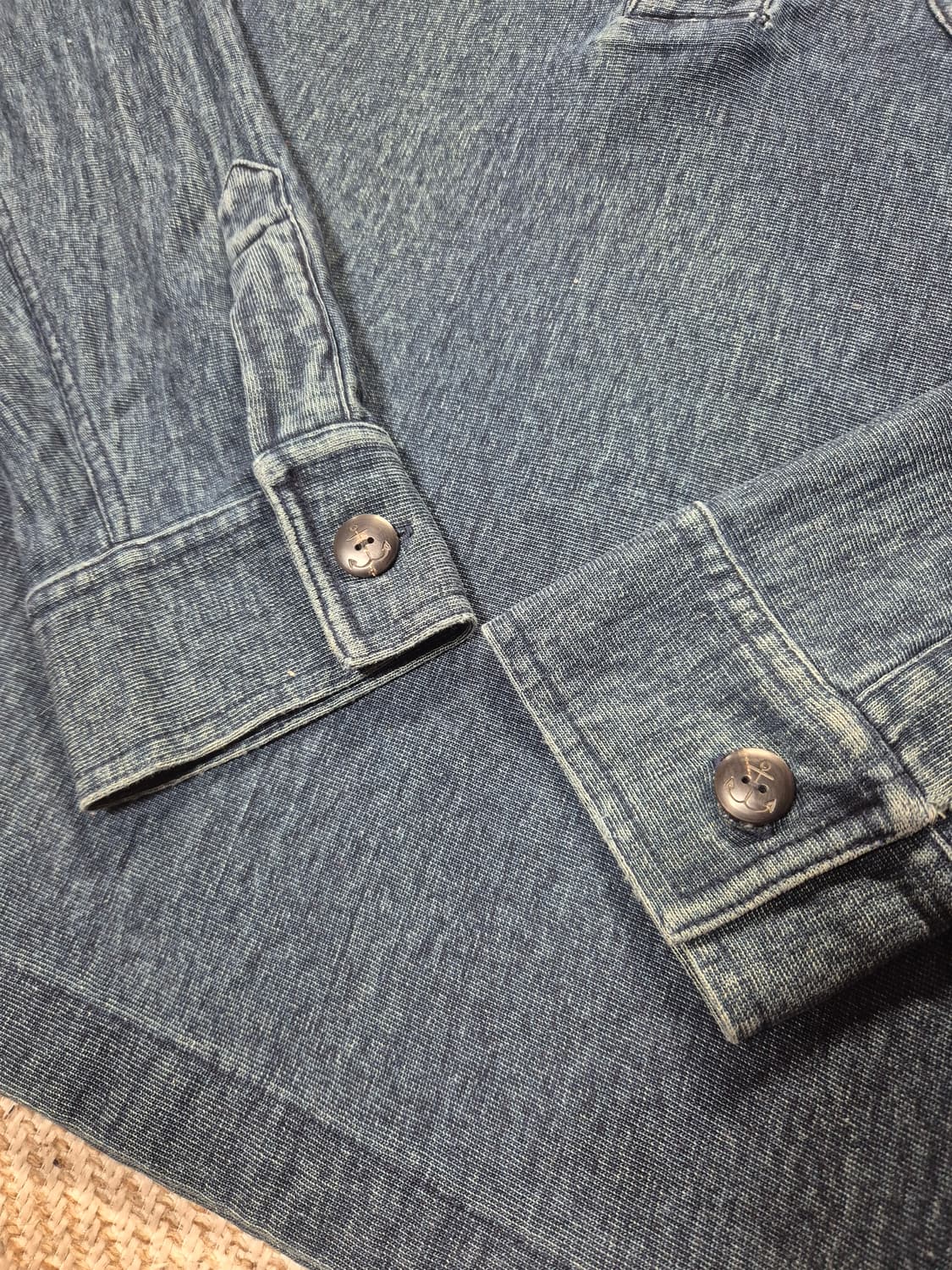 더블알엘 숄카라 하프버튼 상품이미지6