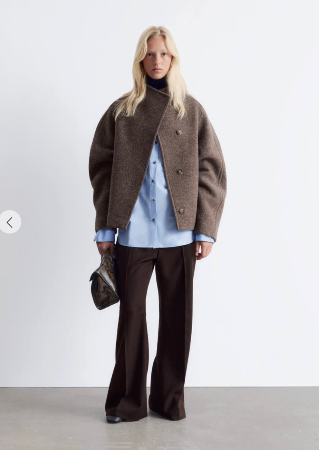 앤아더스토리즈 에이시메트릭 울 자켓 상품이미지1