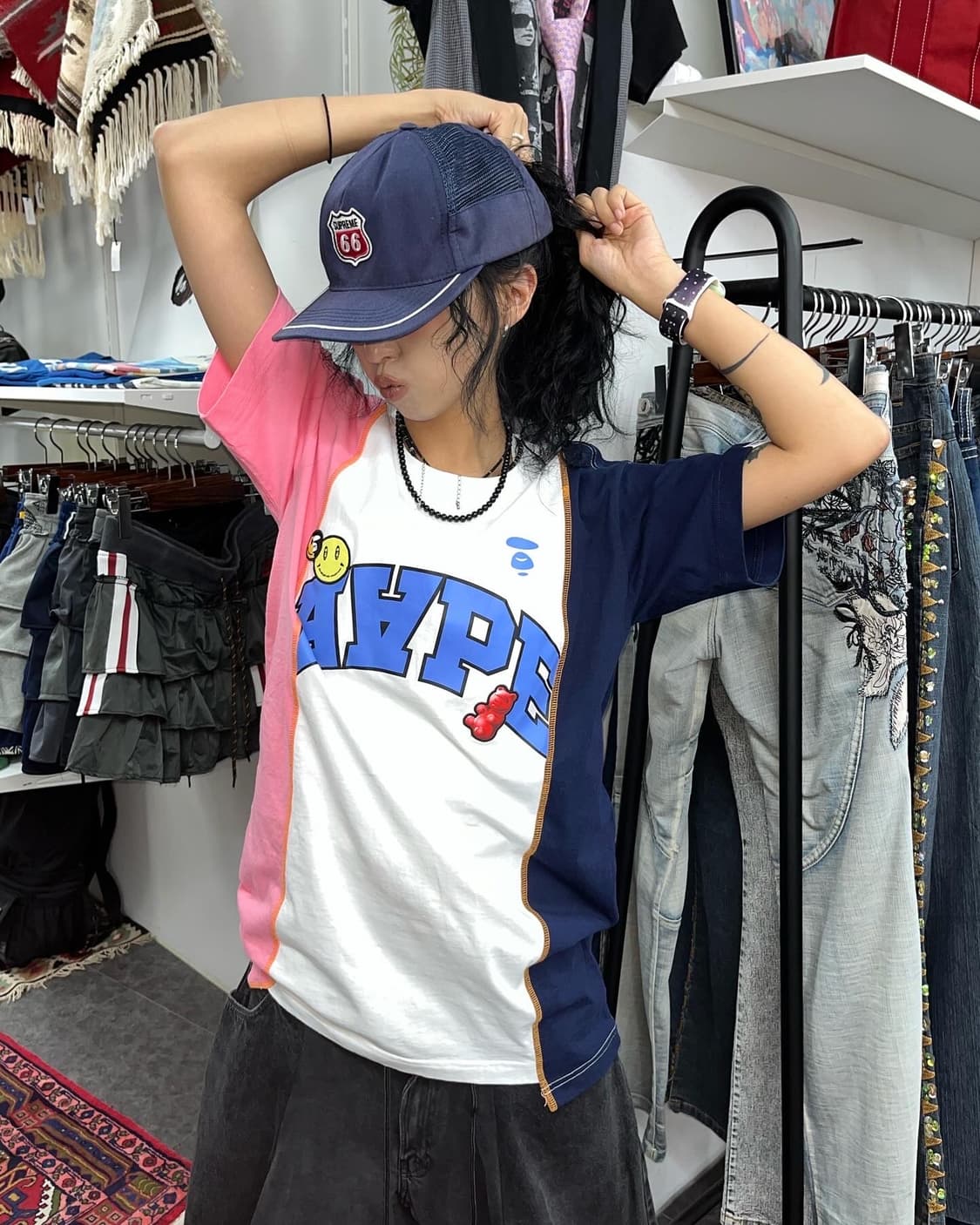 Aape Color Printing T-shirt 상품이미지1