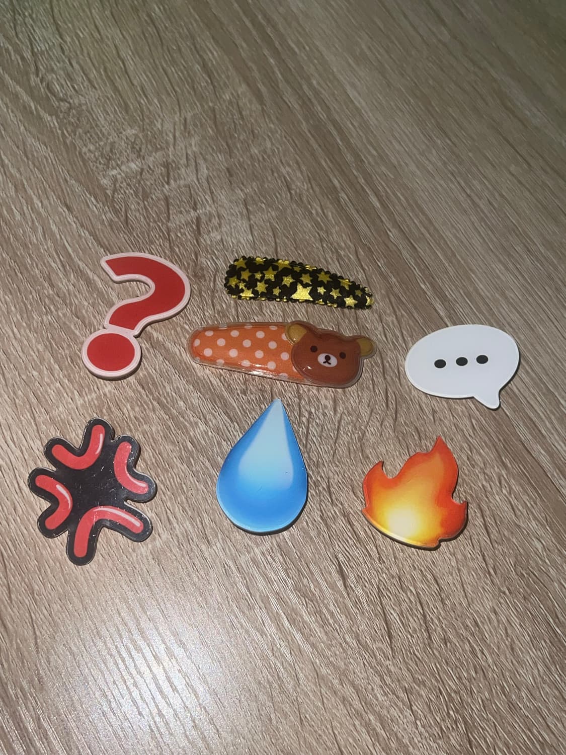 이모티콘 헤어핀  상품이미지1