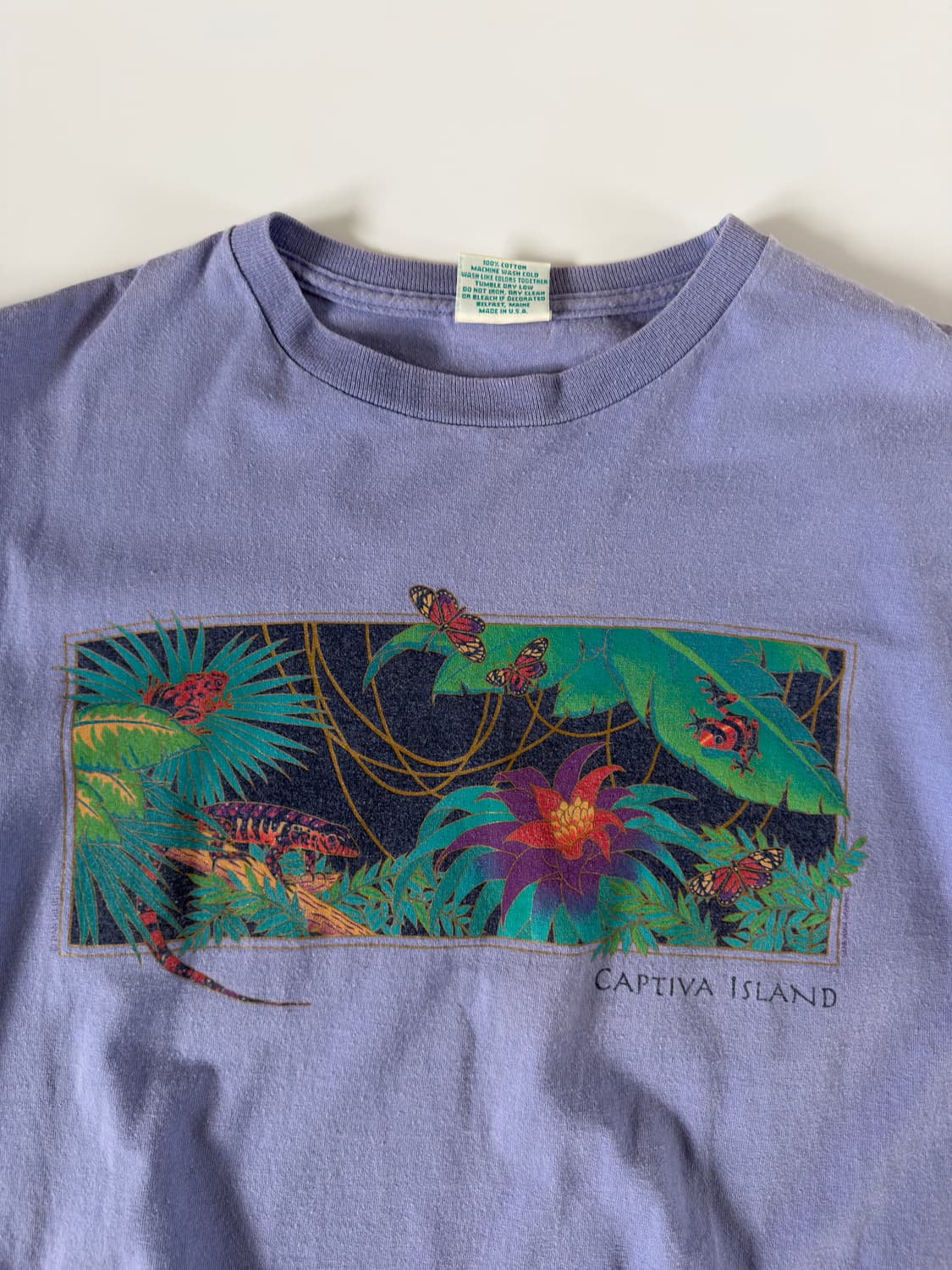 90s captiva island 빈티지 캡티바 아일랜드 티셔츠 상품이미지2
