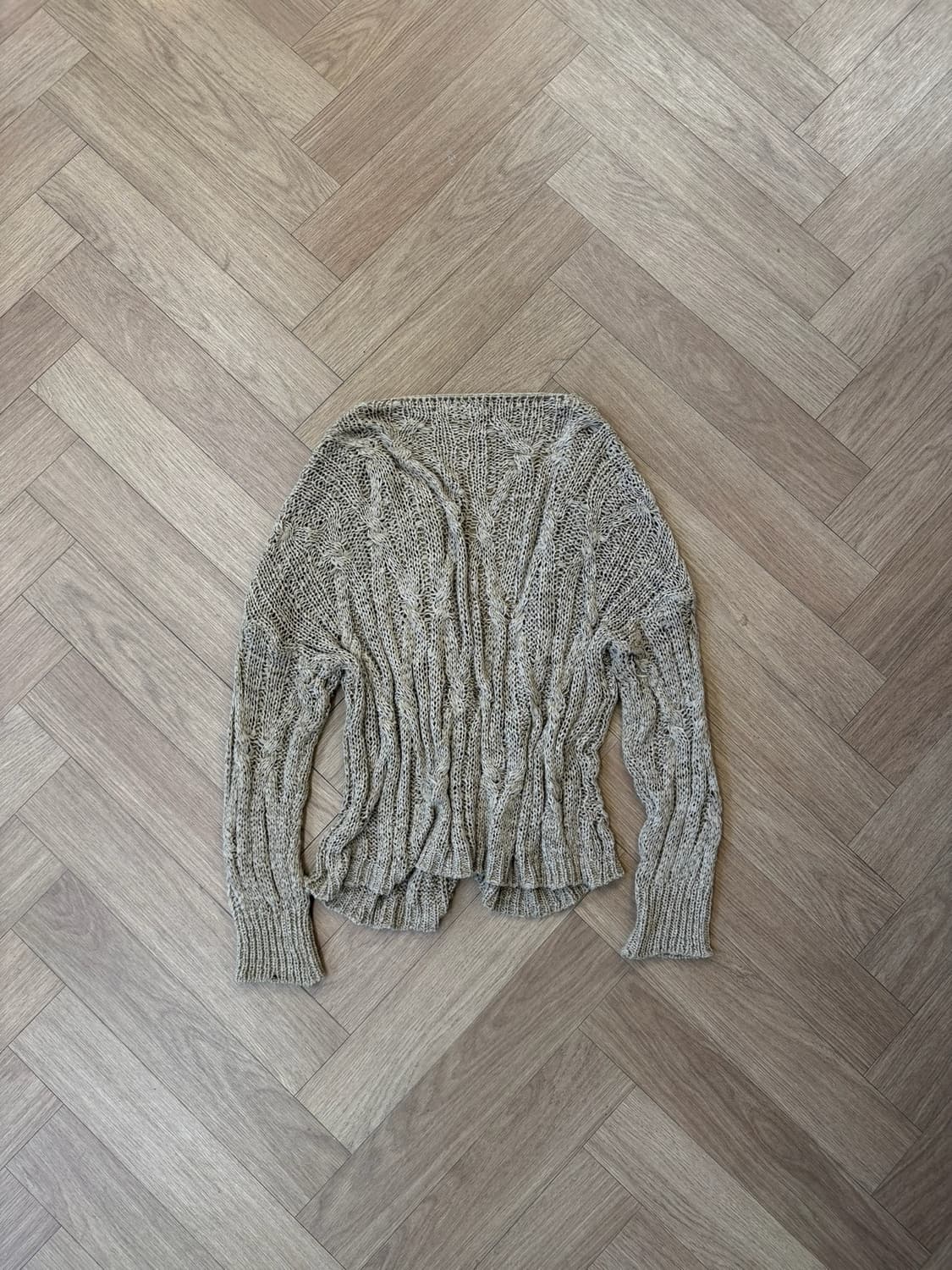 dusty sand drifft knit cardigan 상품이미지7