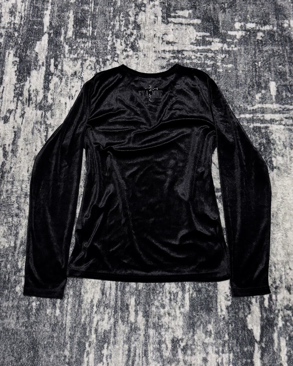 {Place Plan} Cross Velvet Long Sleeve    상품이미지4
