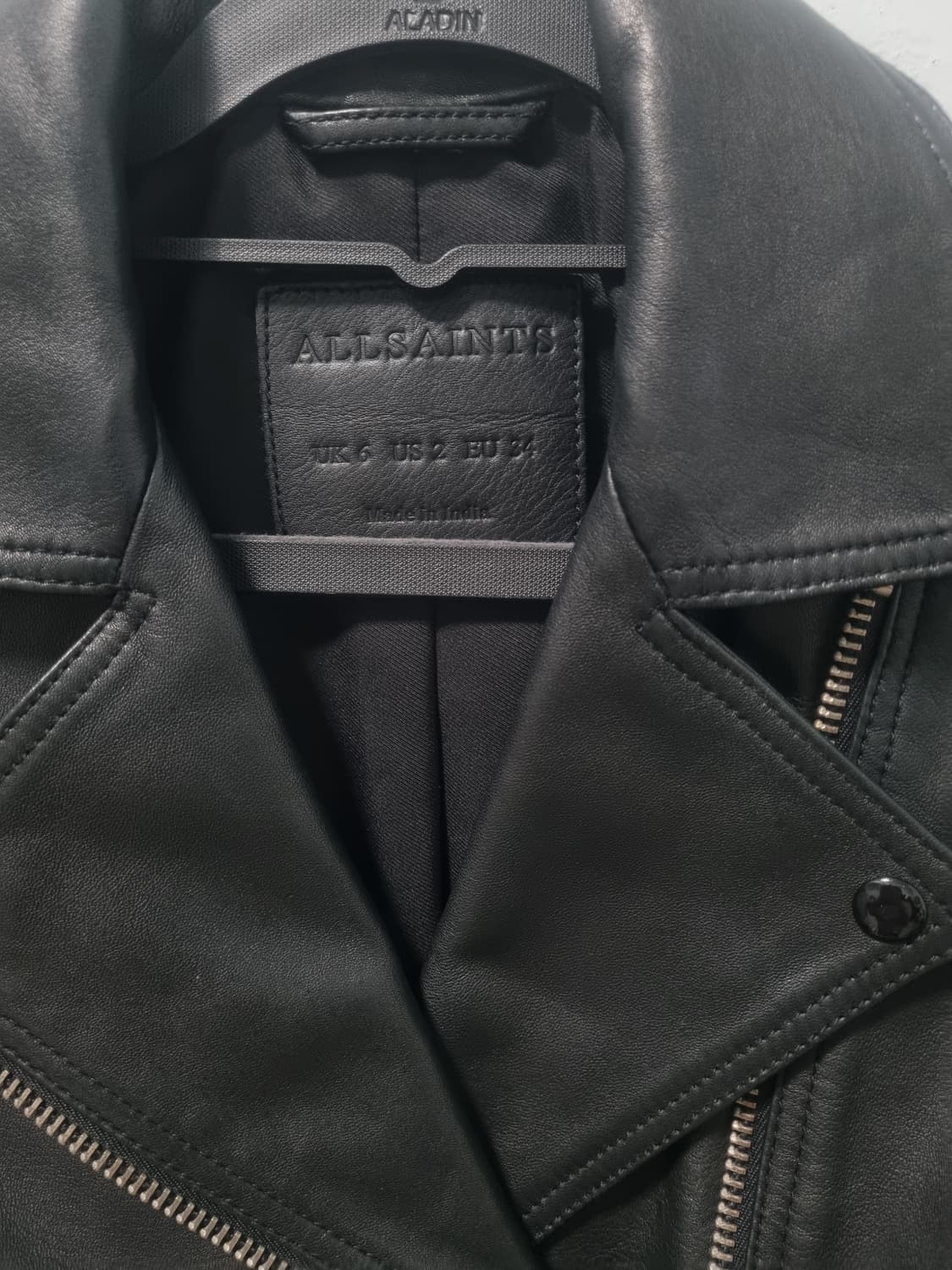 올세인츠 Allsaints 여성 가죽 점퍼 상품이미지3