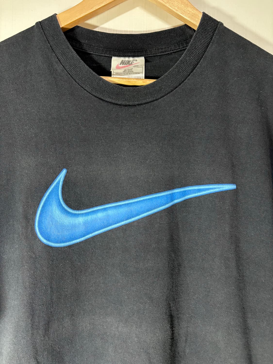 90s nike big swoosh 빈티지 나이키 빅스우시 반팔 티셔츠 상품이미지2
