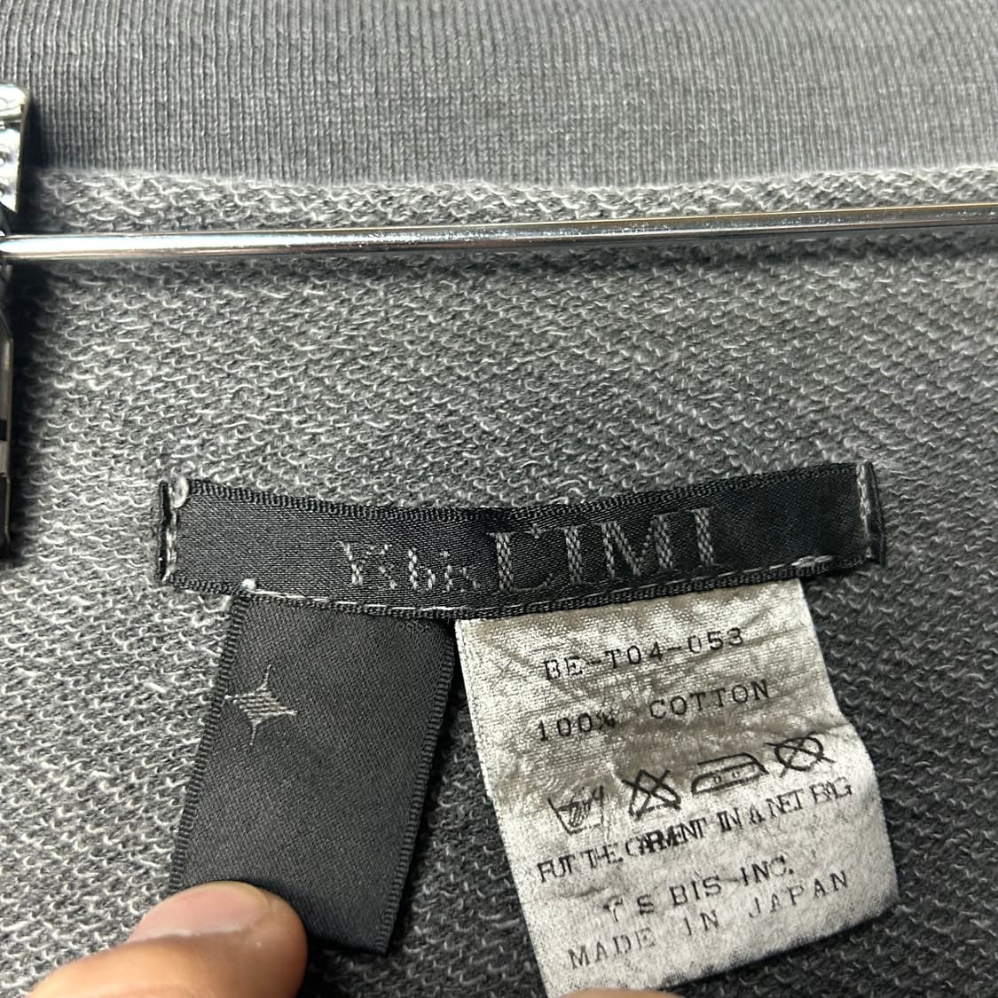 [Yohji Yamamoto] Y’s bis L*IMI 워싱 스웻 가디건 상품이미지5