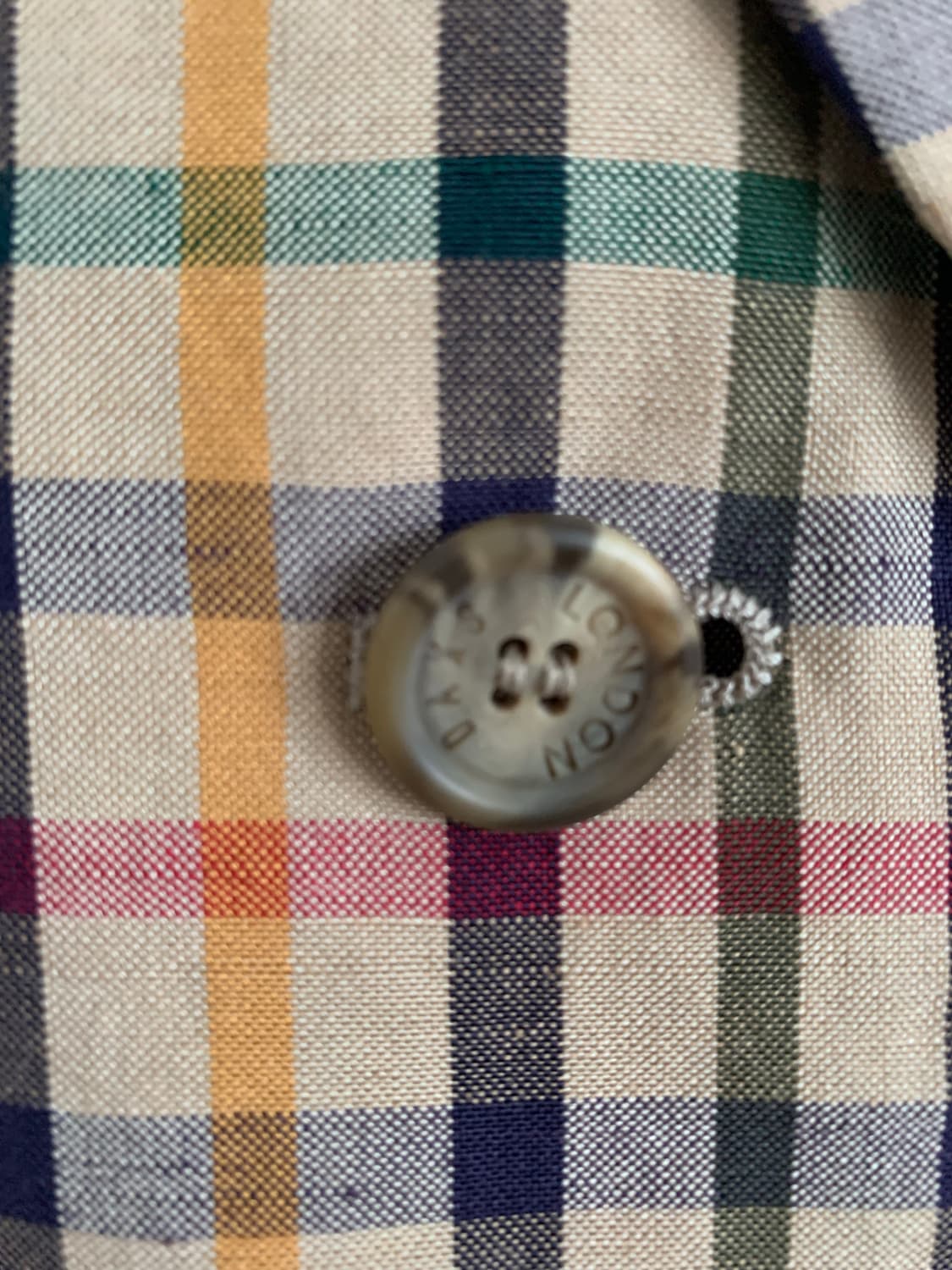 닥스 일본 빈티지. 리넨자켓 상품이미지5