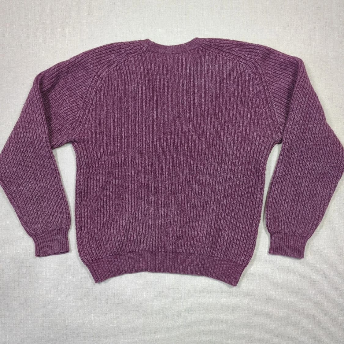 엘엘빈 퍼플색 골지 니트 스웨터 상품이미지5