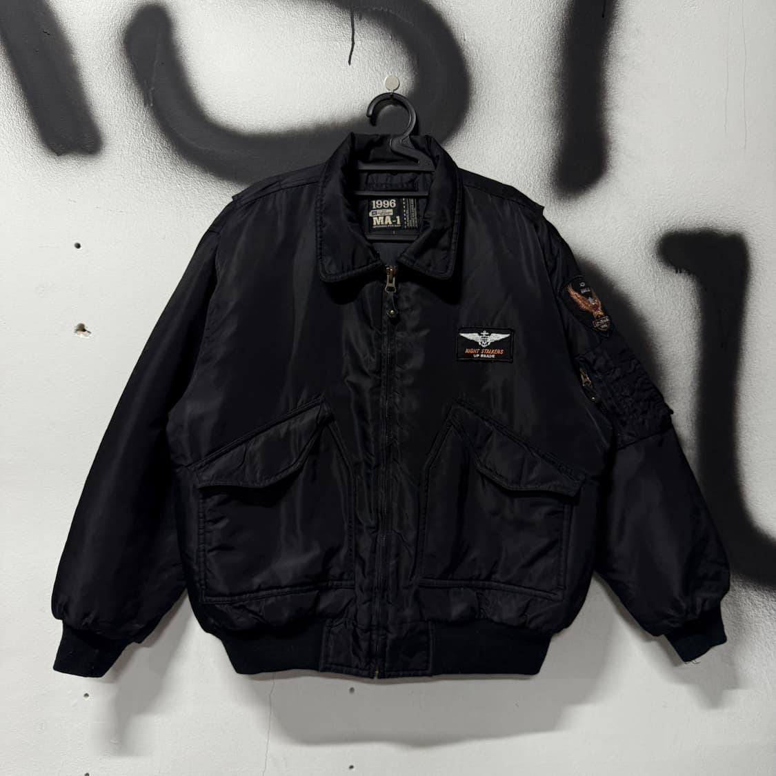 VTG 빈티지 Air Force 패치 디테일 Cwu-45p 플라이트 자켓 상품이미지1