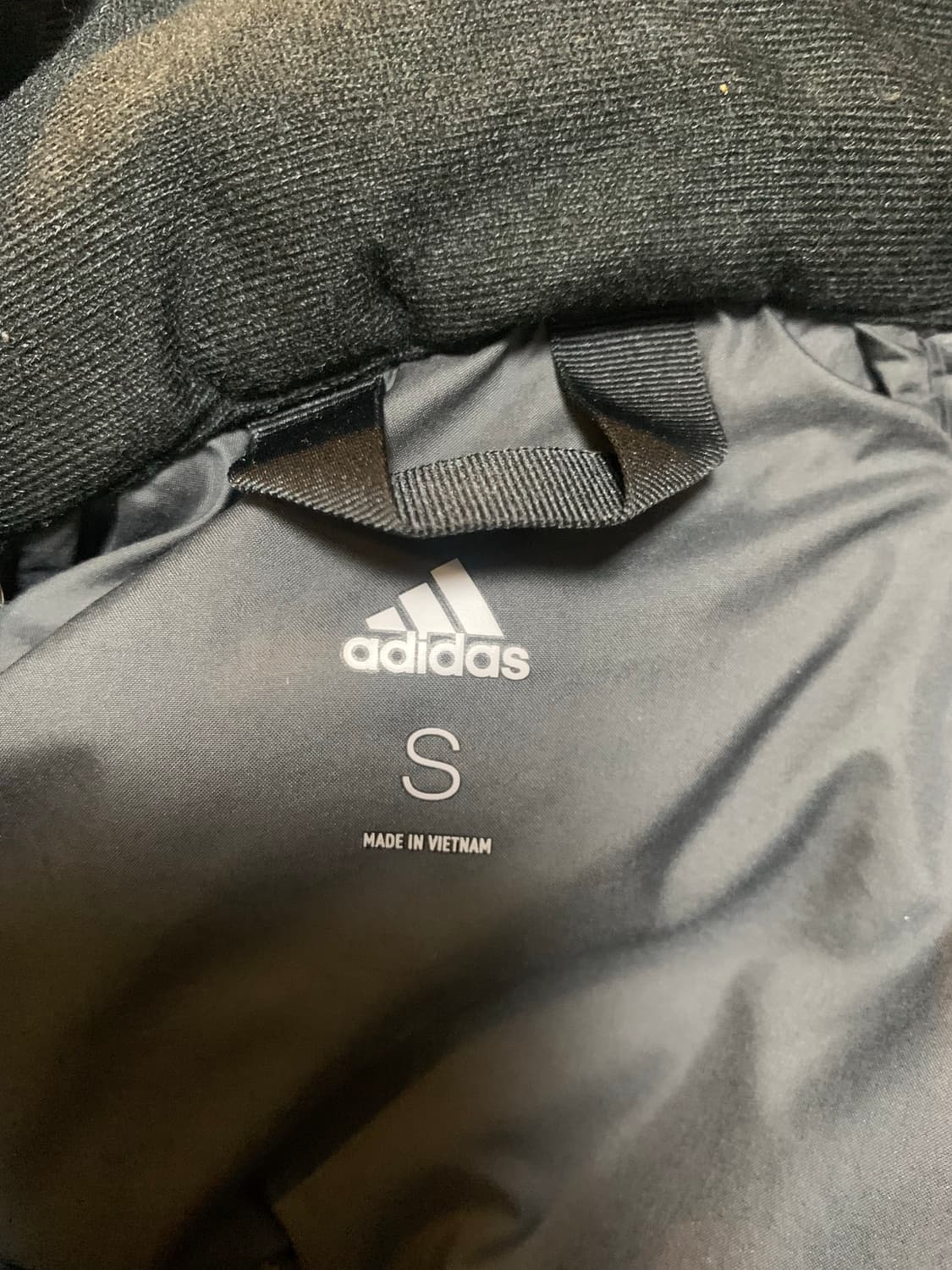 (상태 좋음) 아디다스 3선 오리털 숏패딩 상품이미지4