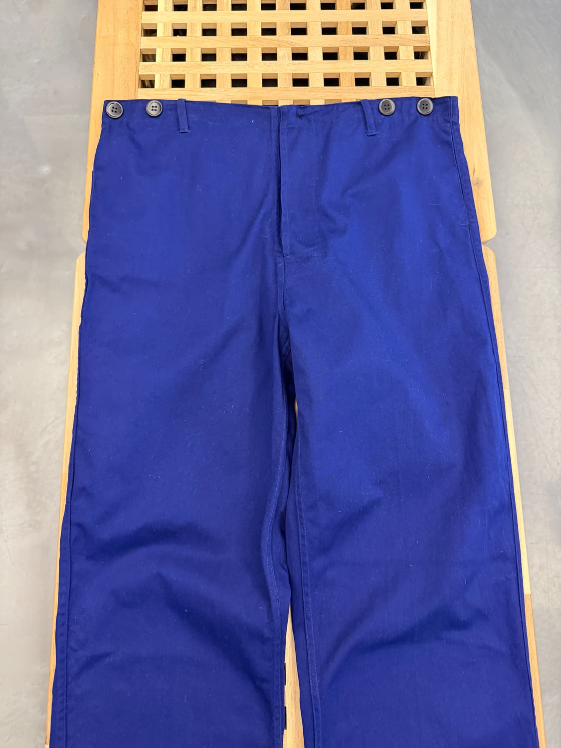 1970s FRIENDSHIP WASHED NAVY 70s프렌치워크팬츠 상품이미지3