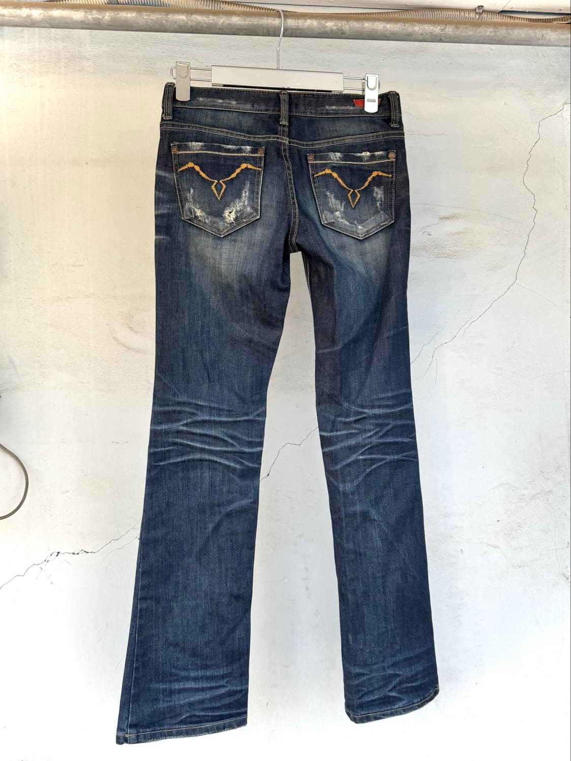 Cracked denim pants 상품이미지3